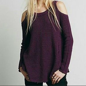 Free People Sunset Cold Shoulder Top